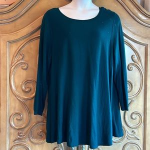 NWT Willi Smith emerald green sweater